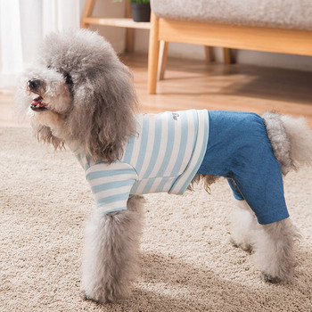 Σκύλος Φθινοπωρινά ρούχα για κατοικίδια Φθινοπωρινά ρούχα με τέσσερα πόδια Teddy Bichon Puppies Μικρά σκυλιά που αναπνέουν ρούχα για σκύλους Λεπτά ρούχα για κατοικίδια