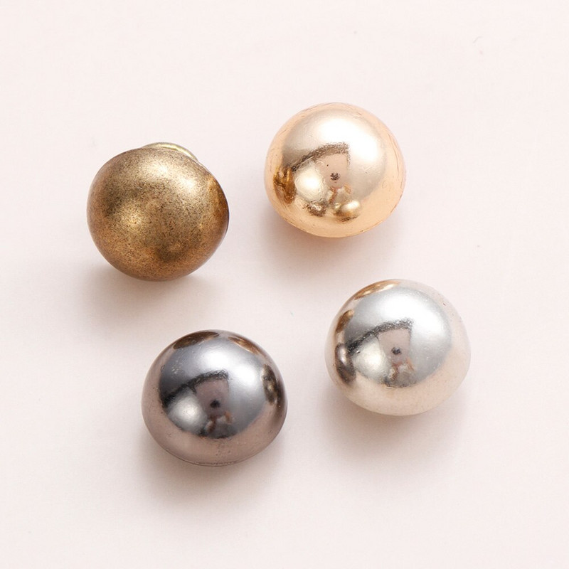 10 vnt. apvalios galvutės varžtai dirželis kniedės grybų kupolas, tvirtas vinių varžtas „pasidaryk pats“ punk metalinis nagų audinio mygtukas, skirtas odiniam lagaminui