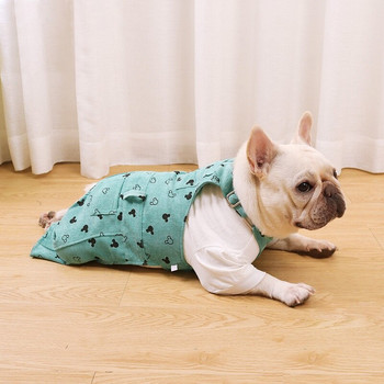 Ολόσωμη φόρμα για σκύλους κινουμένων σχεδίων με παντελόνι XS,S,M,L,XL Ρούχα για κατοικίδια Ανοιξιάτικο φθινοπωρινό παλτό για μικρά σκυλιά Συνολικά ρούχα για σκύλους συμπαγής μόδας