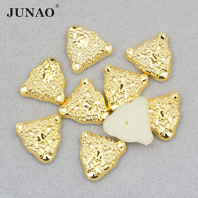 JUNAO 8mm zlaté pyramídové náušnice s hrotmi, plastové štvorcové punkové nity, dekoratívne lepidlo na náušnice, nity na kožené oblečenie, remeslá