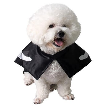Cool μαύρος σκελετός στυλ μόδας αποκριών τυπωμένος για σκύλο Μικρό κουτάβι πισινό με δίχτυ που αναπνέει βαμβακερά ρούχα για σκύλους κατοικίδιων ζώων