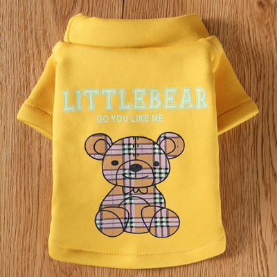 Риза за кученца от 5 части - мека дишаща тениска за домашни любимци Дрехи за кучета за кученца Мек суичър за малки кучета и котки