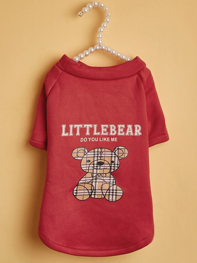 Риза за кученца от 5 части - мека дишаща тениска за домашни любимци Дрехи за кучета за кученца Мек суичър за малки кучета и котки