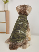 1. Oblečenie pre psov jeseň a zima plus zamatový trakčný fleecový teplý sveter so silným golierom