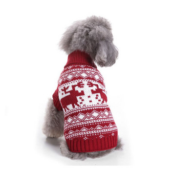 Χριστουγεννιάτικα φορέματα για σκύλους για μικρά σκυλιά Ρούχα χριστουγεννιάτικα Cosplay γάτα φόρεμα κατοικίδιων ζώων Χειμερινό παλτό σκυλιών Κινούμενα σχέδια εκτύπωσης Ρούχα για κατοικίδια
