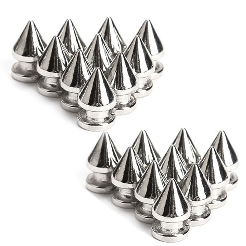 20 τεμ. 13mm Bullet Screwback Spikes Stud for Punk Bracelet Δερμάτινη τσάντα DIY Παπούτσια Υλικά ρούχων Αξεσουάρ κοσμήματα Πριτσίνια
