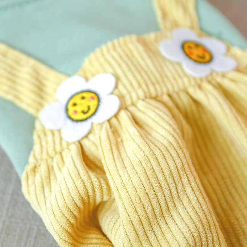 Дрехи за кучета Поширано яйце Панда Гащеризон Яке Fit Малко куче Кученце Домашен любимец Котка Пролет и есен Домашен любимец Мек костюм Дрехи за домашни любимци