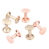 Nituri cu capac dublu metalic 14*9mm Aur deschis/aur roz Stud cu cuie pentru meșteșuguri din piele, curea, îmbrăcăminte, pantofi, guler pentru animale de companie.