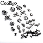 Μεταλλικά καρφιά κρανίου Πριτσίνια Spikes Punk Rock Rivets για Δερμάτινη τσάντα Βραχιόλι για κατοικίδια Γιακά Ρούχα Παπούτσια Αξεσουάρ χειροτεχνίας DIY 50 Σετ