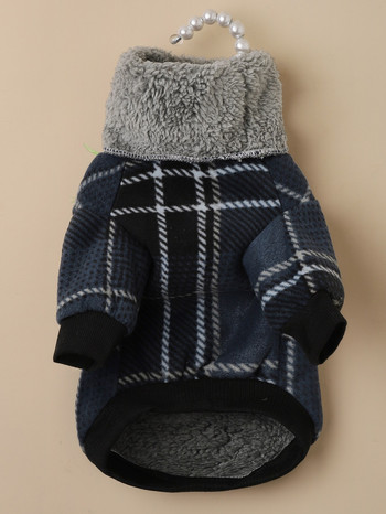 2. Πουλόβερ σκύλου για Χριστουγεννιάτικα Pet Plaid Snowman Knitwear Dog Sweaters Φθινοπωρινό χειμώνα Ζεστά ρούχα για σκύλους και γάτες