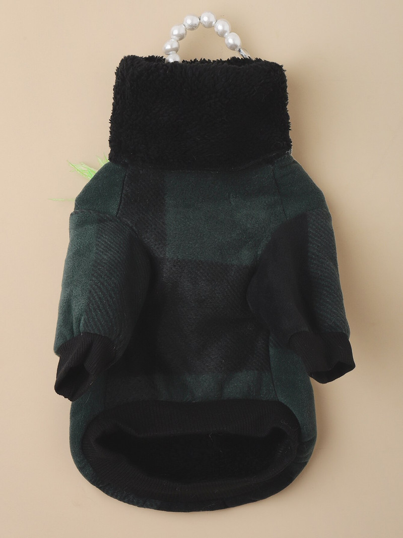 2.Koera kampsun jõuludeks Lemmiklooma ruuduline lumememm kudum Koerte kampsunid sügistalv soojad riided koertele ja kassidele