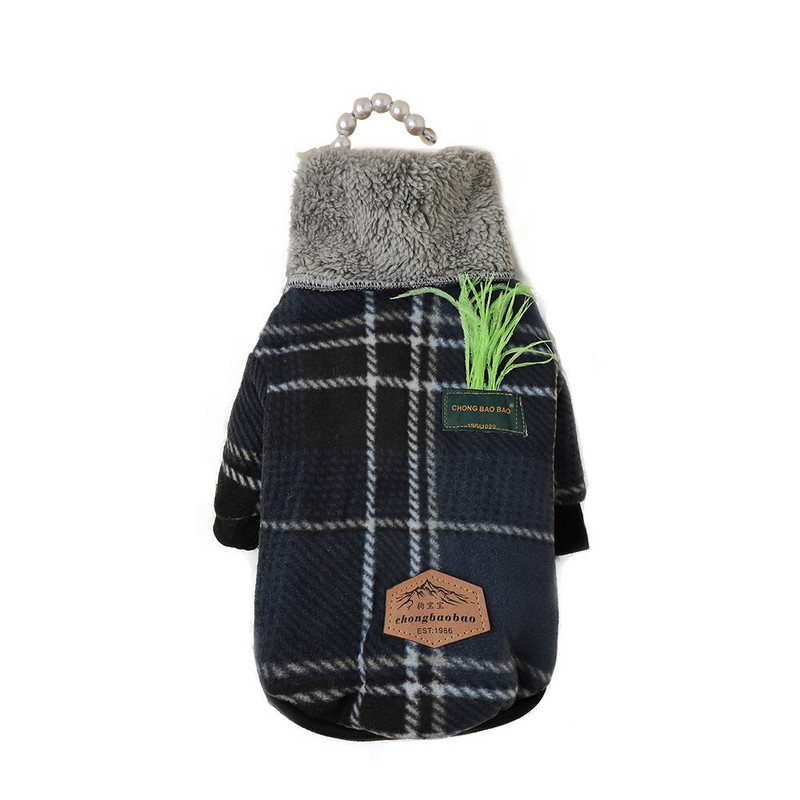 2.Koera kampsun jõuludeks Lemmiklooma ruuduline lumememm kudum Koerte kampsunid sügistalv soojad riided koertele ja kassidele