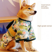 Maži ir dideli šunų drabužiai šunų kimono japoniško stiliaus kačių drabužiai rudeniniai ir žieminiai šunų paltai Corgi Shiba Inu pudelio šunų drabužiai