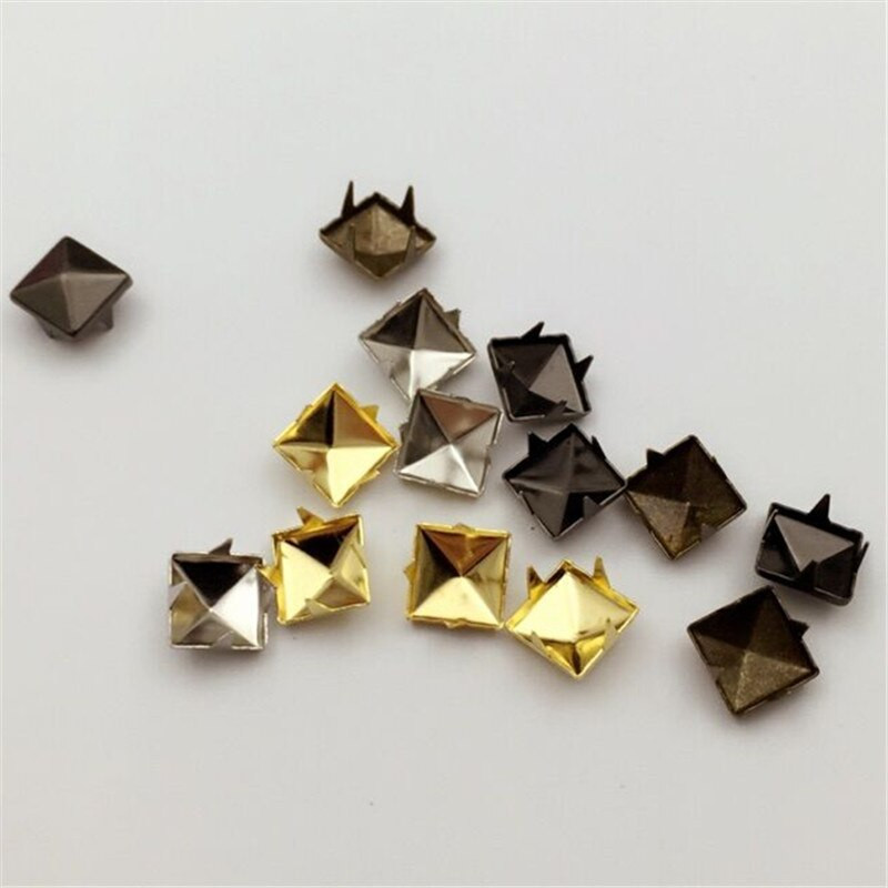 100 x roostevaba metallist täht naastud DIY küünised needid DIY kostüümikotid vööjalatsid Nahkjakk Riietus Käsitöö