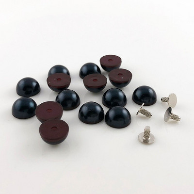 YORANYO 100/200 kompleta Poluokrugle imitacije bisernih zakovica Punk nitne Šiljci Dekorativne zakovice Prikladne za remenje Torbe Cipele Odjevni predmeti DIY