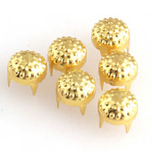 Okrúhle kupolovité klince, pazúrové čapy, nity, kužeľ, ozdobné hroty, topánky, kabelka, opasok, kožené remeselné doplnky 50 ks 10 mm