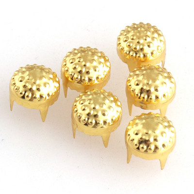 Okrúhle kupolovité klince, pazúrové čapy, nity, kužeľ, ozdobné hroty, topánky, kabelka, opasok, kožené remeselné doplnky 50 ks 10 mm