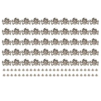 50 komplekti metallist koljuneedid gooti stiilis kaunid moodsad isetehtud needitarvikud kingavihmade valmistamiseks