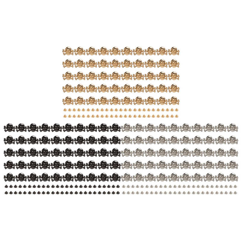 50 komplekti metallist koljuneedid gooti stiilis kaunid moodsad isetehtud needitarvikud kingavihmade valmistamiseks