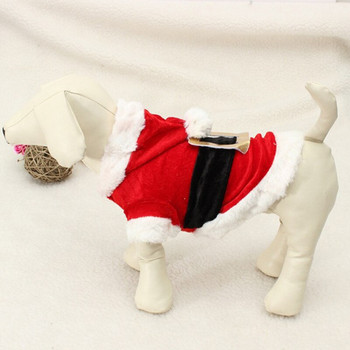Куче за домашни любимци Коледни дрехи Дядо Коледа Косплей костюм Дрехи Класическо куче Котки Фестивал Парти облекло