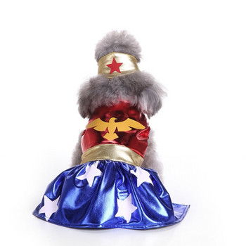 Heve You Комплекти дрехи Зимно облекло за кучета Забавен костюм за куче Дрехи за домашни любимци Костюм Коледа Чихуахуа Dress Up Парти Домашни любимци Acessorios