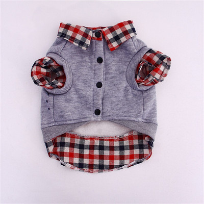 Väikeste koerte varustus POLO särk koera dressipluus Lemmiklooma kapuuts Särk mantel Sügistalvine Koerariided Kampsun Kostüüm Jakk Kass Mantel