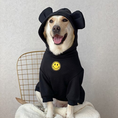 Dideli šunų drabužiai rudeniui ir žiemai plius Velvet šunų megztinis ruduo ir žiema plius aksominis megztinis šunų drabužiai šunų priedai