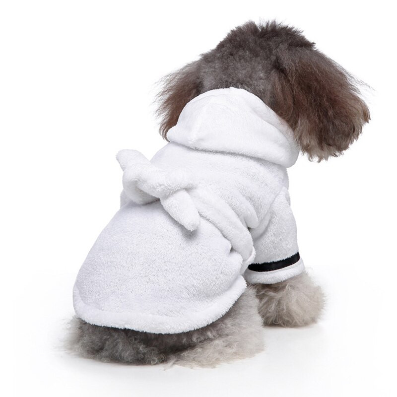 Halate de baie pentru animale de companie Haine pentru câini și pisici Prosop de baie Halat de baie halat de baie Pijamale Prosop de iarnă Haine caldă de dormit Prosop de uscare