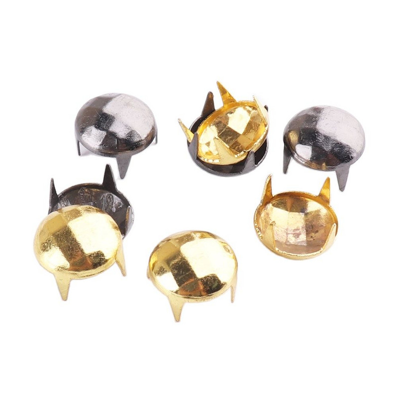 Okrugli metalni klin s kandžama 10 mm zakovica za odjeću u obliku gljive za torbu, cipele, traperice, kožu, rukotvorine za rukotvorine, ukrasni dodatak za rukotvorine