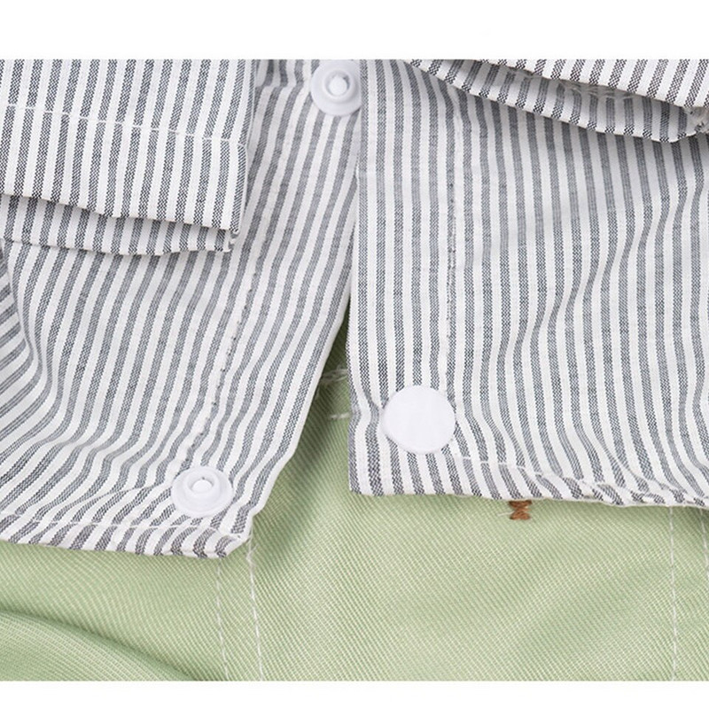 Slatki psi Prugasta košulja Kombinezon za kućne ljubimce Kombinezon s džepovima za pse Modne hlače za štene Majica za pse Udobna odjeća za kućne ljubimce