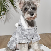 Jesenný/zimný sveter na psie chlpy, podšívka s kapucňou a prackou, flísová zahustená štvornohá bunda pre domáce zvieratá, vhodná na vonkajšie aj vnútorné použitie