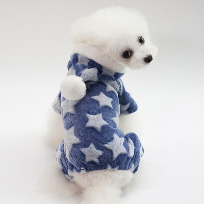 Jesenný/zimný sveter na psie chlpy, podšívka s kapucňou a prackou, flísová zahustená štvornohá bunda pre domáce zvieratá, vhodná na vonkajšie aj vnútorné použitie