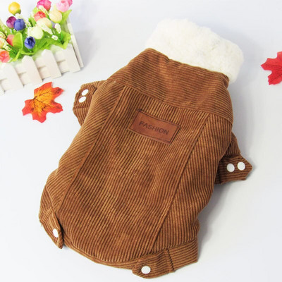 Toamnă și iarnă Plus catifea și cașmir velur bumbac Pomeranian îmbrăcăminte pentru animale de companie pentru chihuahua și cățeluș