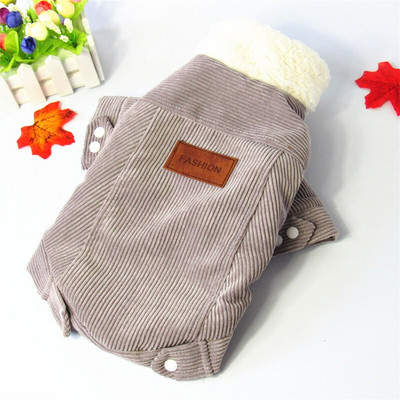 Toamnă și iarnă Plus catifea și cașmir velur bumbac Pomeranian îmbrăcăminte pentru animale de companie pentru chihuahua și cățeluș