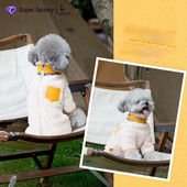 Talvised koerariided soojad pluss kašmiirist kutsikariided väikestele koertele kampsun kapuuts Chihuahua õues Yorkshire mops prantsuse buldog