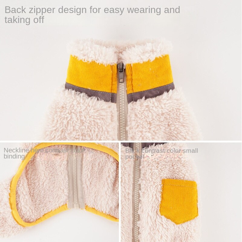 Talvised koerariided soojad pluss kašmiirist kutsikariided väikestele koertele kampsun kapuuts Chihuahua õues Yorkshire mops prantsuse buldog