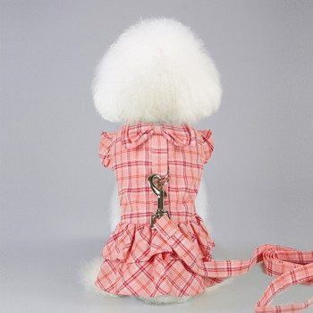 Καλοκαιρινή λεπτή βαμβακερή φούστα για κατοικίδια Ρούχα για κουτάβια Φορέματα για σκύλους για κατοικίδια για Quinceanera χαριτωμένη στολή για κατοικίδια Ρούχα σκύλου για κατοικίδια Ρούχα για γάτες