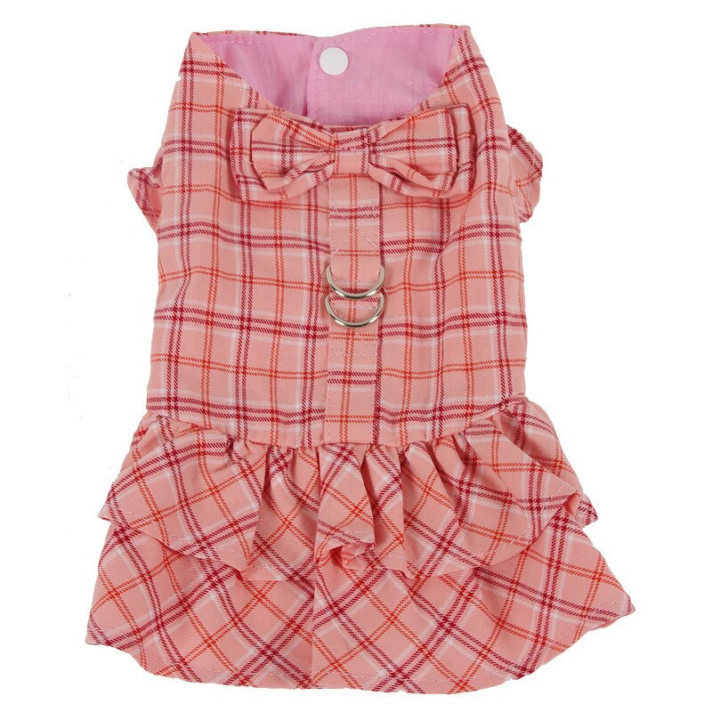 Vasaros plonos medvilnės sijonas naminiams gyvūnėliams šuniukų drabužiai naminių šunų suknelės, skirtos Quinceanera Mieli naminių gyvūnėlių kostiumai šunų drabužiai naminių kačių drabužiai