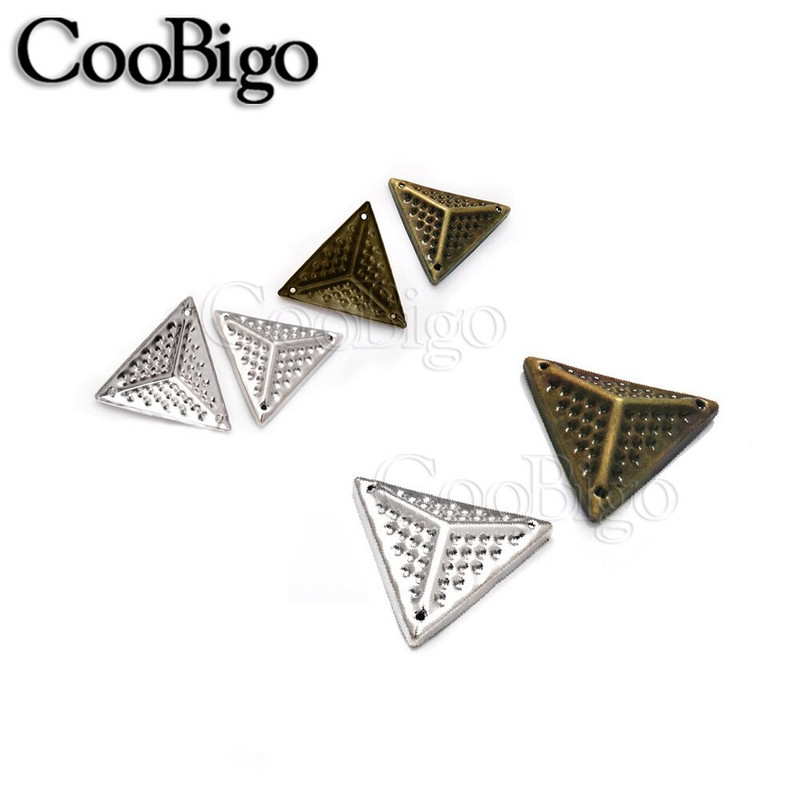 100 tk Metallist küünisnaastud Needid Naelapead Naelad Kolmnurksed Nahast jalanõud Vöökott Kaunistus DIY Käsitöö riided Õmblustarvikud