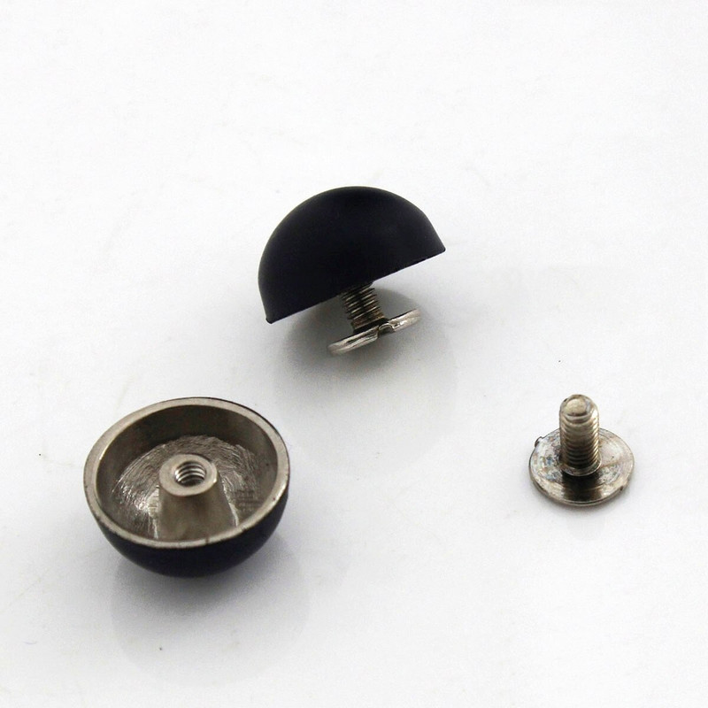 10 ks farebných kupolovitých nitovacích skrutiek s hrotmi, hubami, kupolovitými skrutkami s okrúhlou hlavou pre tašky, topánky, odevy, DIY kožené remeselné doplnky