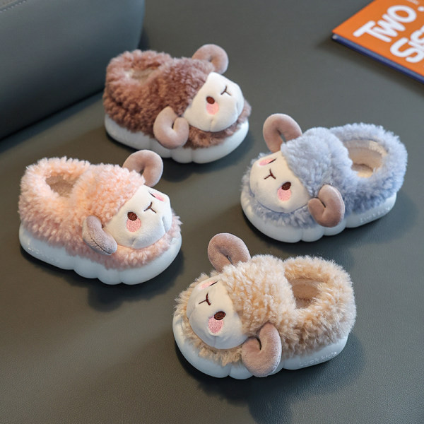 Bērnu ziemas plīša čības