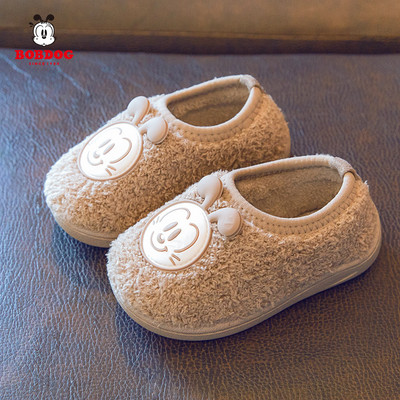 Detské papuče s výšivkou pre chlapcov