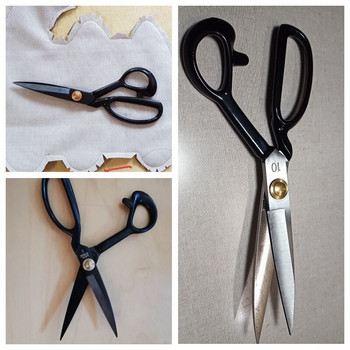 Professional Tailor Scissors Cutting Scissors Vintage ύφασμα από ανοξείδωτο ατσάλι Δερμάτινο κοπτικό ψαλίδι χειροτεχνίας για αξεσουάρ ραπτικής
