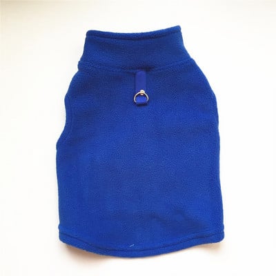 Topla odjeća za pse od flisa Jesen Zima Podebljani prsluk Kaput za male srednje pse Majica s kratkim rukavima Kostim Karirana jakna s prstenom za pritezanje