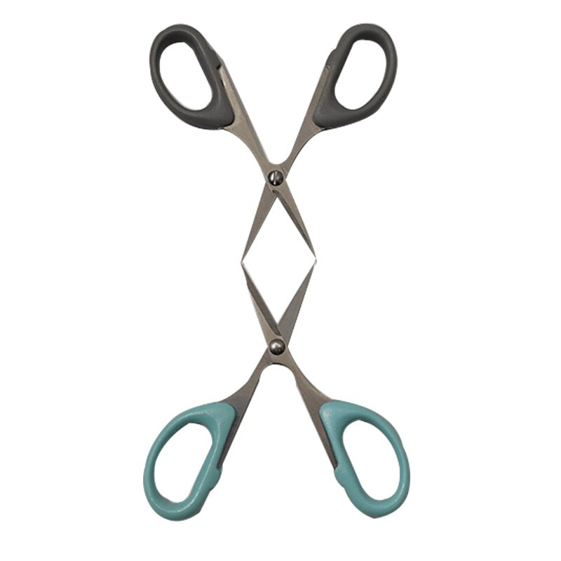 1 tk. Kvaliteetsed kääridega tsiviilrätsepa kirjatarbed roostevabast terasest kontoripaberist lõigatud majapidamisniit Käsitsi valmistatud Childart