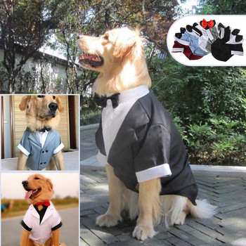 MTMTPET Ρούχα για κατοικίδια Μεγάλο φόρεμα για σκύλους Κοστούμι για κατοικίδια Παπιγιόν κοστούμι παπιγιόν Μεγάλα σκυλιά Cool fashion νυφική στολή