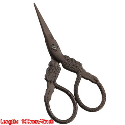 1 buc/lot Foarfece retro pentru produse alimentare inovatoare Titanize Artizanat Antic din oțel inoxidabil Instrument de casă Rezervare resturi Foarfece de cusut