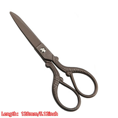 1 buc/lot Foarfece retro pentru produse alimentare inovatoare Titanize Artizanat Antic din oțel inoxidabil Instrument de casă Rezervare resturi Foarfece de cusut