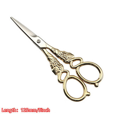 1 buc/lot Foarfece retro pentru produse alimentare inovatoare Titanize Artizanat Antic din oțel inoxidabil Instrument de casă Rezervare resturi Foarfece de cusut