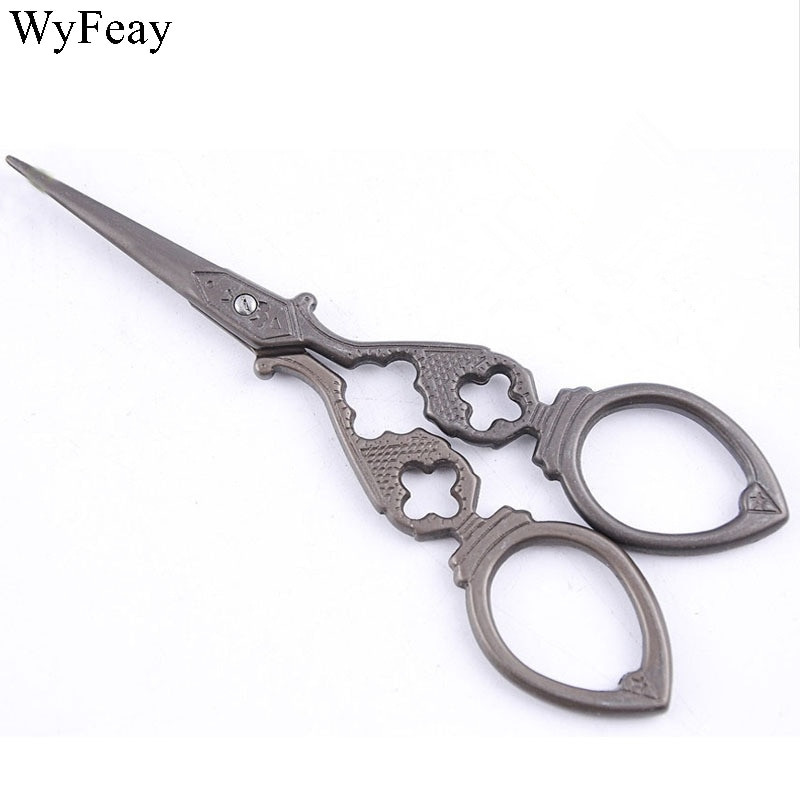1 buc/lot Foarfece retro pentru produse alimentare inovatoare Titanize Artizanat Antic din oțel inoxidabil Instrument de casă Rezervare resturi Foarfece de cusut
